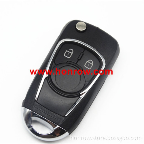 Honrow new arrival chevrolet cruze key Chevrolet 2 button modified key blank key chevrolet spark